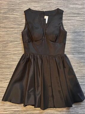 Classic Black Sleeveless Fit-and-Flare Dress